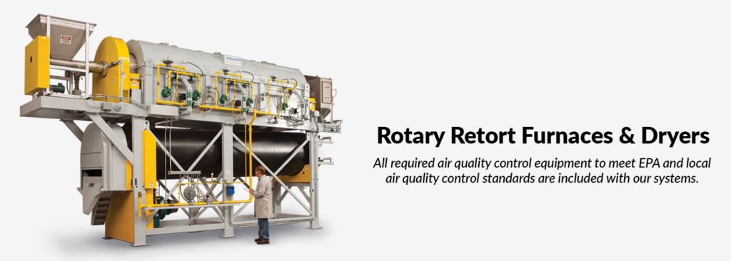 Rotary retort furnace